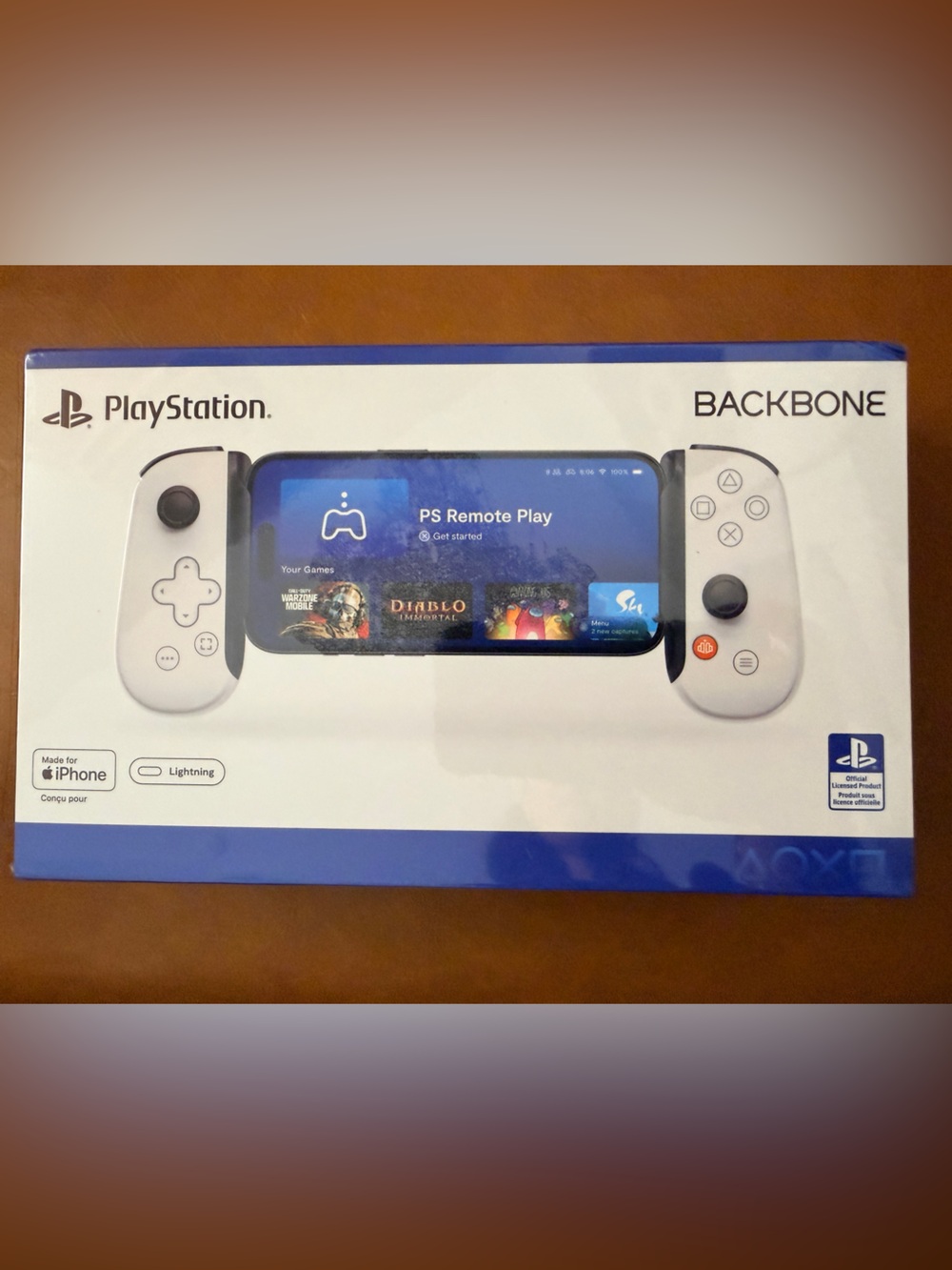 Backbone One PlayStation Edition Mobile Controller for iPhone Lightning White